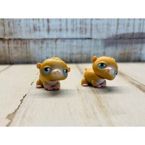 Littlest Pet Shop LPS Vintage Hampster Babies Lot Pink Magnet EUC